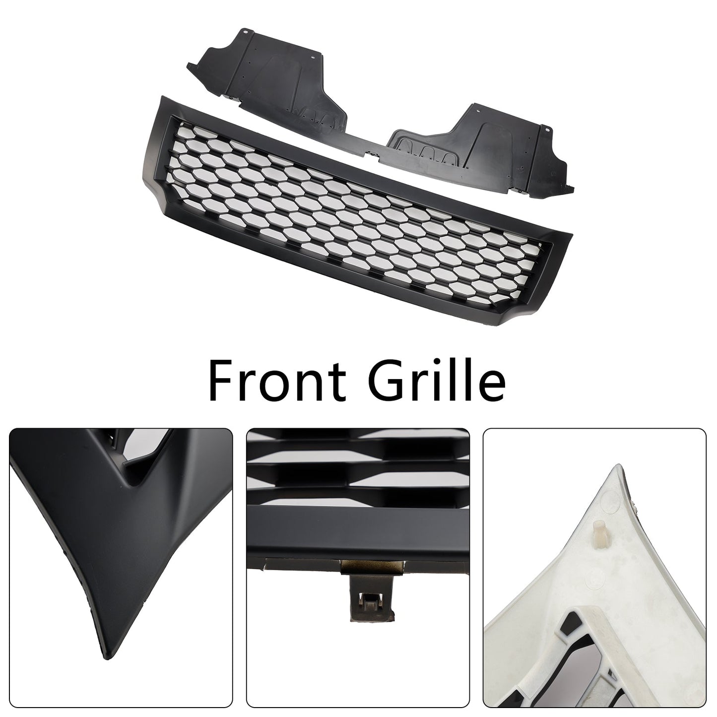 2015-2020 Nissan Navara NP300 D23 Front Bumper Grill Matt Black Grille