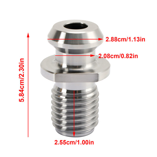 10Pcs CAT50 45�� 1.140" Pull Stud Coolant Thru Retention Knob For Mazak