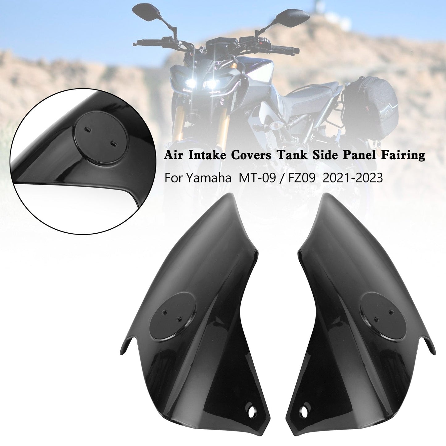 21-23 Yamaha MT-09 / FZ09 Air Intake Covers Tank Side Panel Fairing