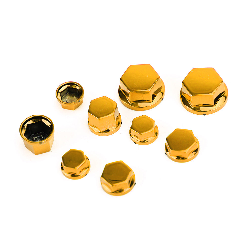 Tapa de rosca hexagonal de 30 mm para motocicleta Yamaha, ciclomotor y scooter, color dorado