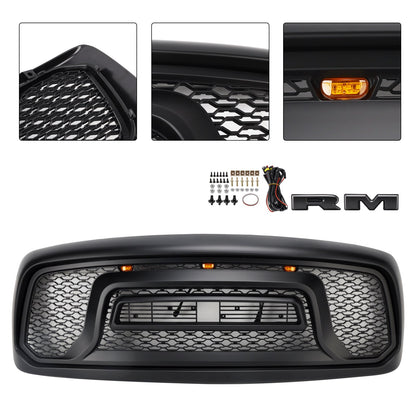 2002-2005 Dodge RAM 1500 Rebel Style Front Bumper Grill Grille