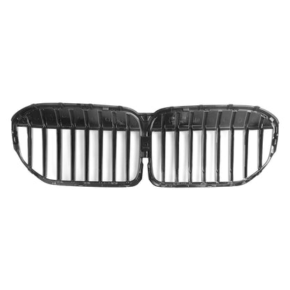 2019-2022 BMW 7 Series G12 Long-Wheelbase 740Li/750Li/740Le xDrive Gloss Black Front Grill Single Slat Grille