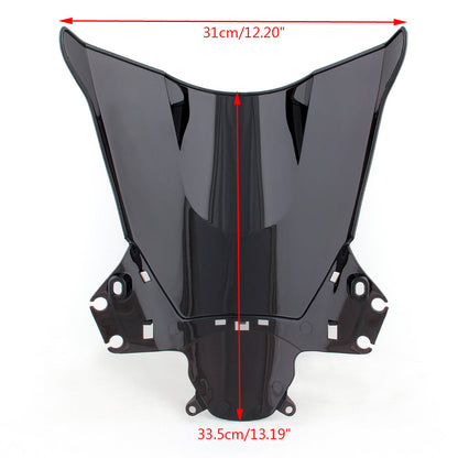 2010-2013 Honda CBR250R MC41 Windshield WindScreen Double Bubble Black