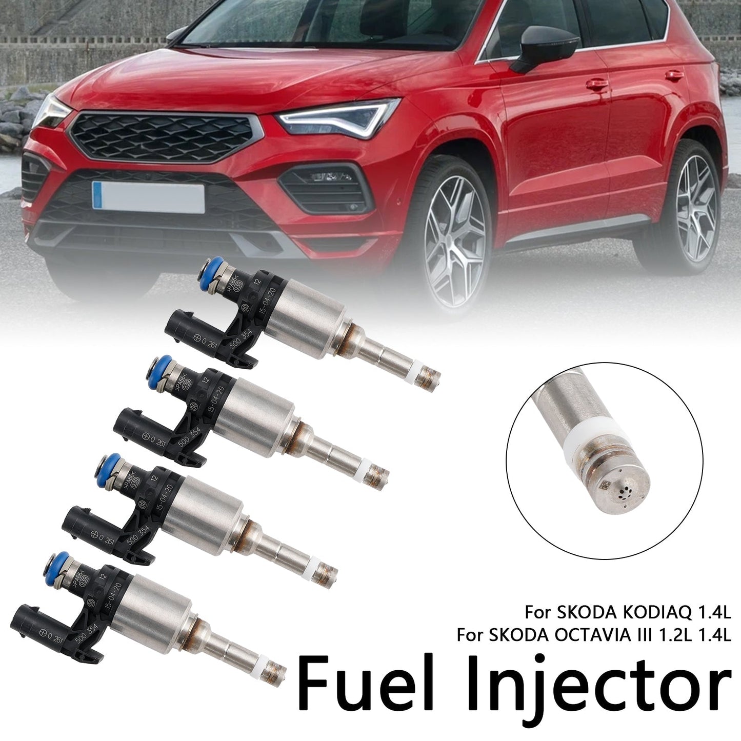 Injecteur de carburant Volkswagen Beetle Golf Jetta Tiguan 4 pièces 04E906036Q 0261500374