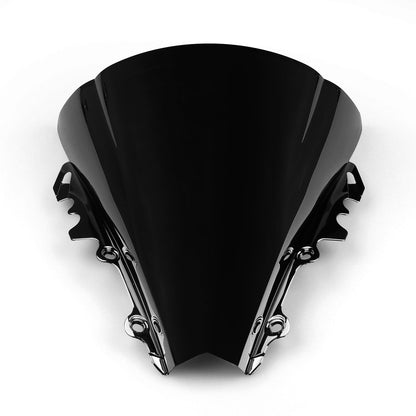 Windshield Windscreen Double Bubble For Yamaha YZF R6 600 2006-2007 Black
