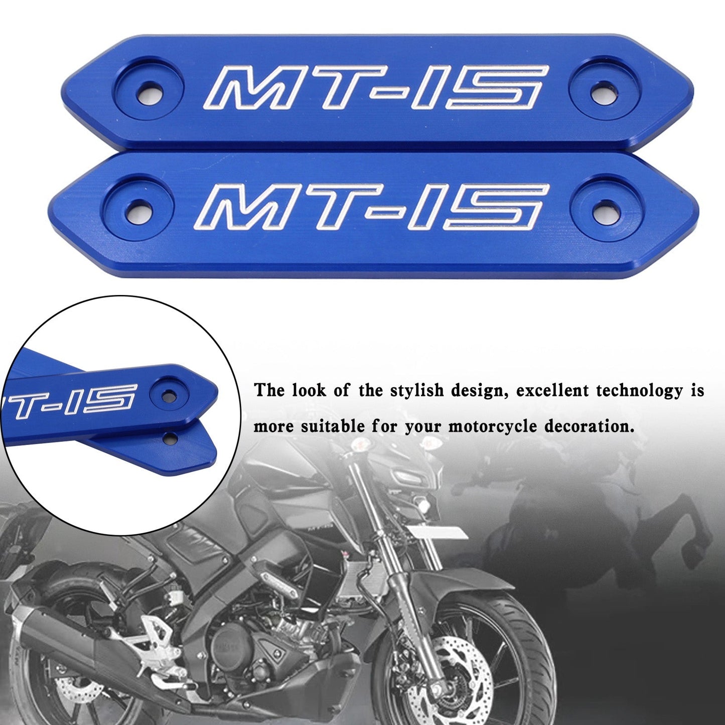 Cubierta de carrocería de aleación de aluminio para Yamaha MT 15 MT-15 MT15 2018-2020