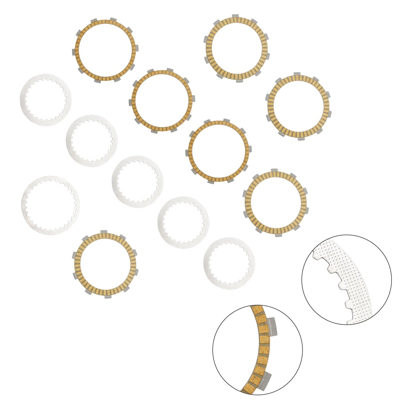 Kit de placa de fricción de embrague compatible con RC250 2015-2018 RC390 2016-22 90232011000