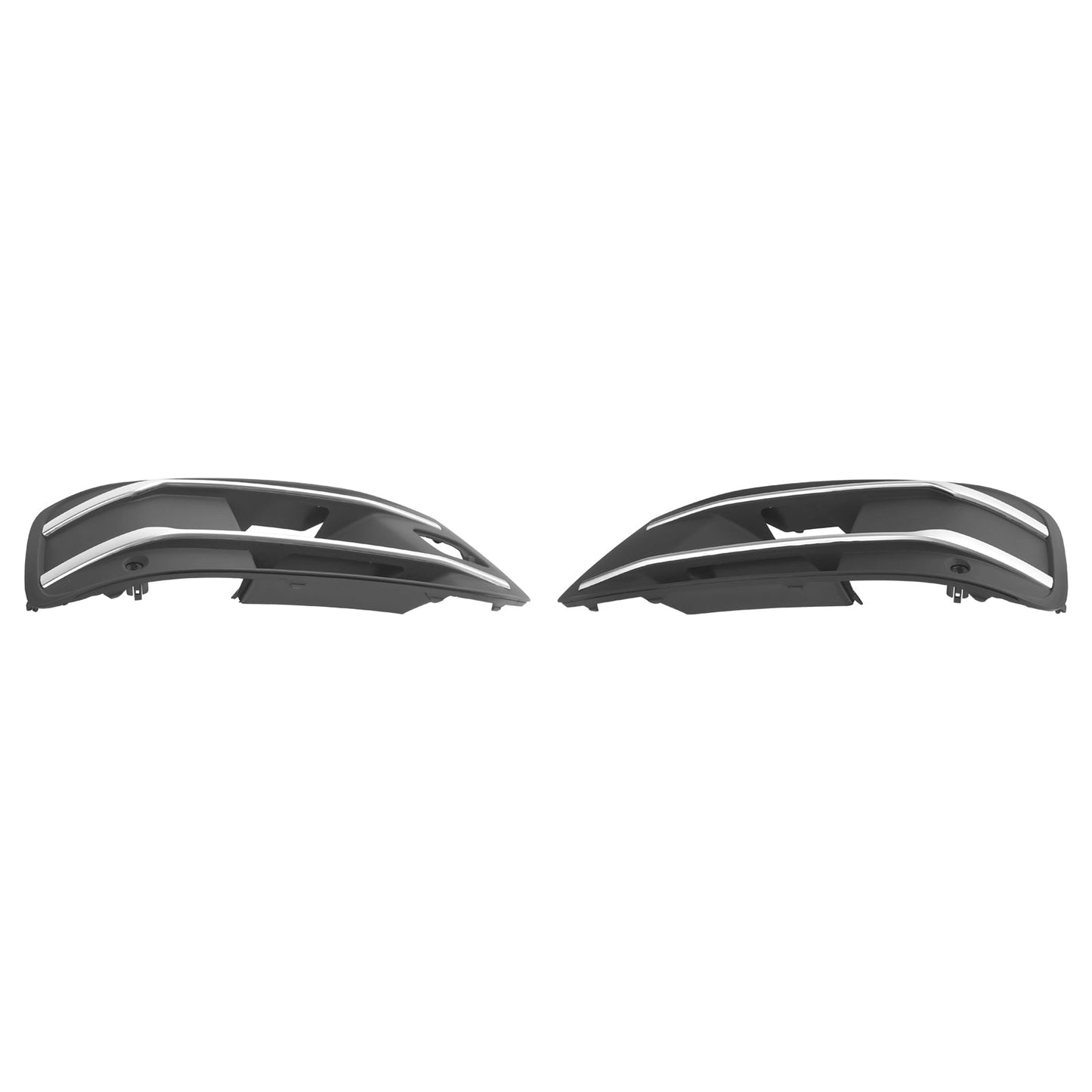 2016-2019 Audi Q7 Standard Version Front Bumper Cover Fog Light Grille Bezel Insert Grill