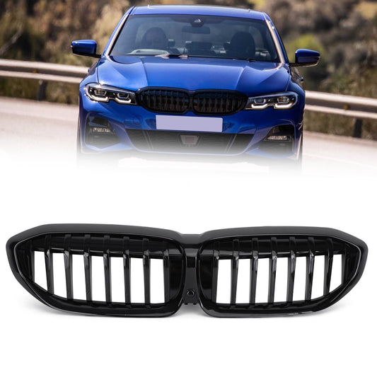 2019-2020 BMW G20 3 Series 320i/330i/320d/M340i/318i/330e Kidney Grille Gloss Black Grill