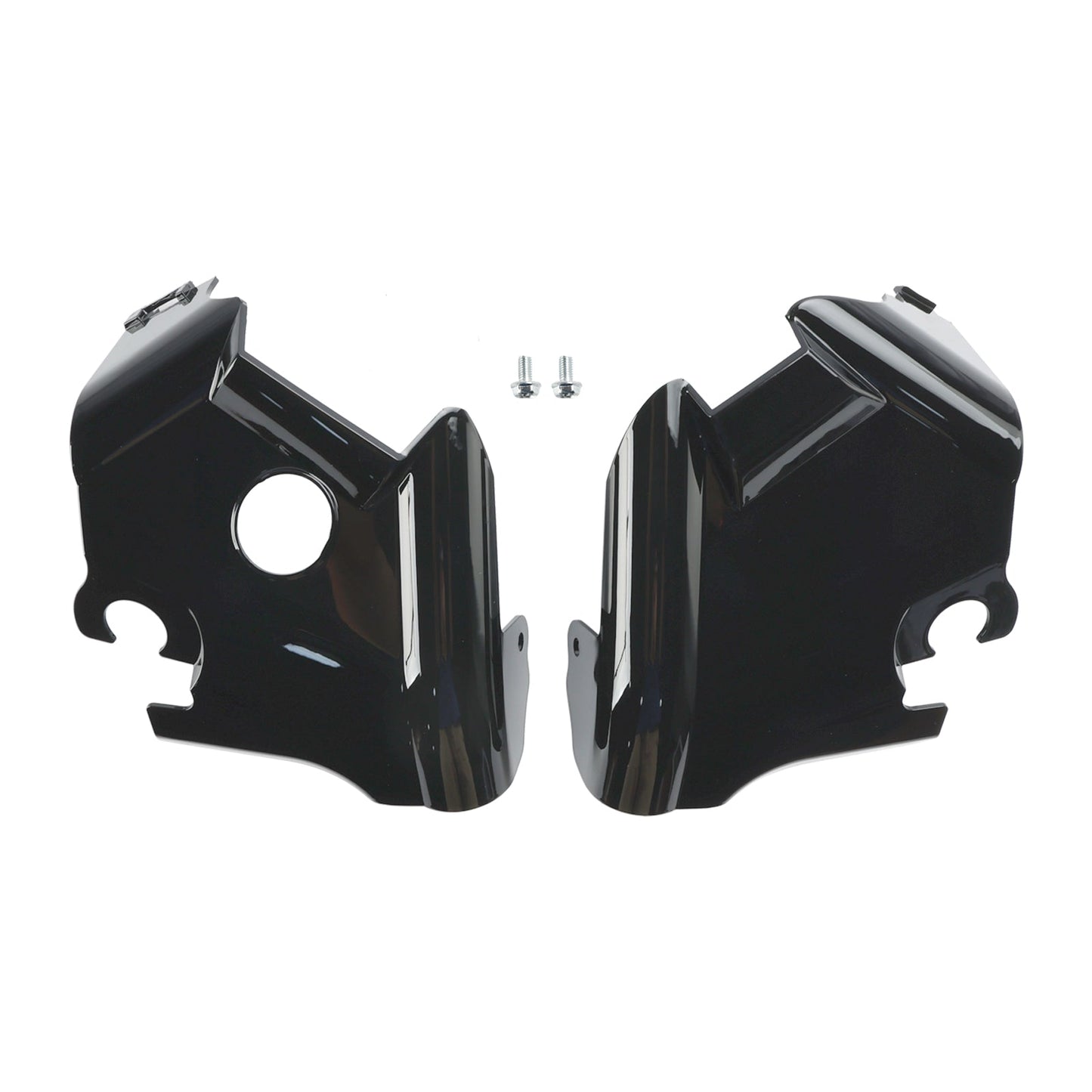 97-03 Yamaha XVS400 XVS650 Drag Star V-Star 650 Cubierta del cuello del marco de la horquilla negra