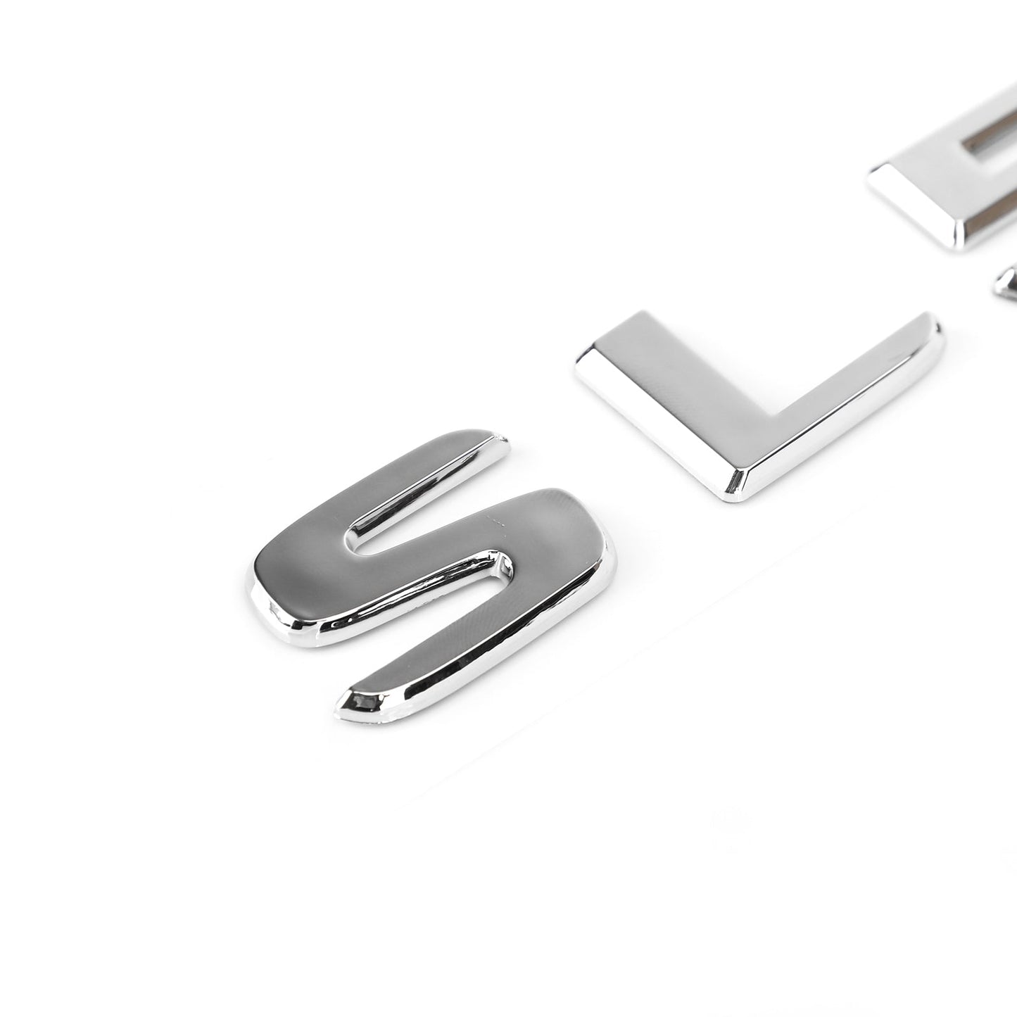 Emblème de coffre arrière chromé avec lettre SL 500 pour Mercedes R230 R231 SL SL500