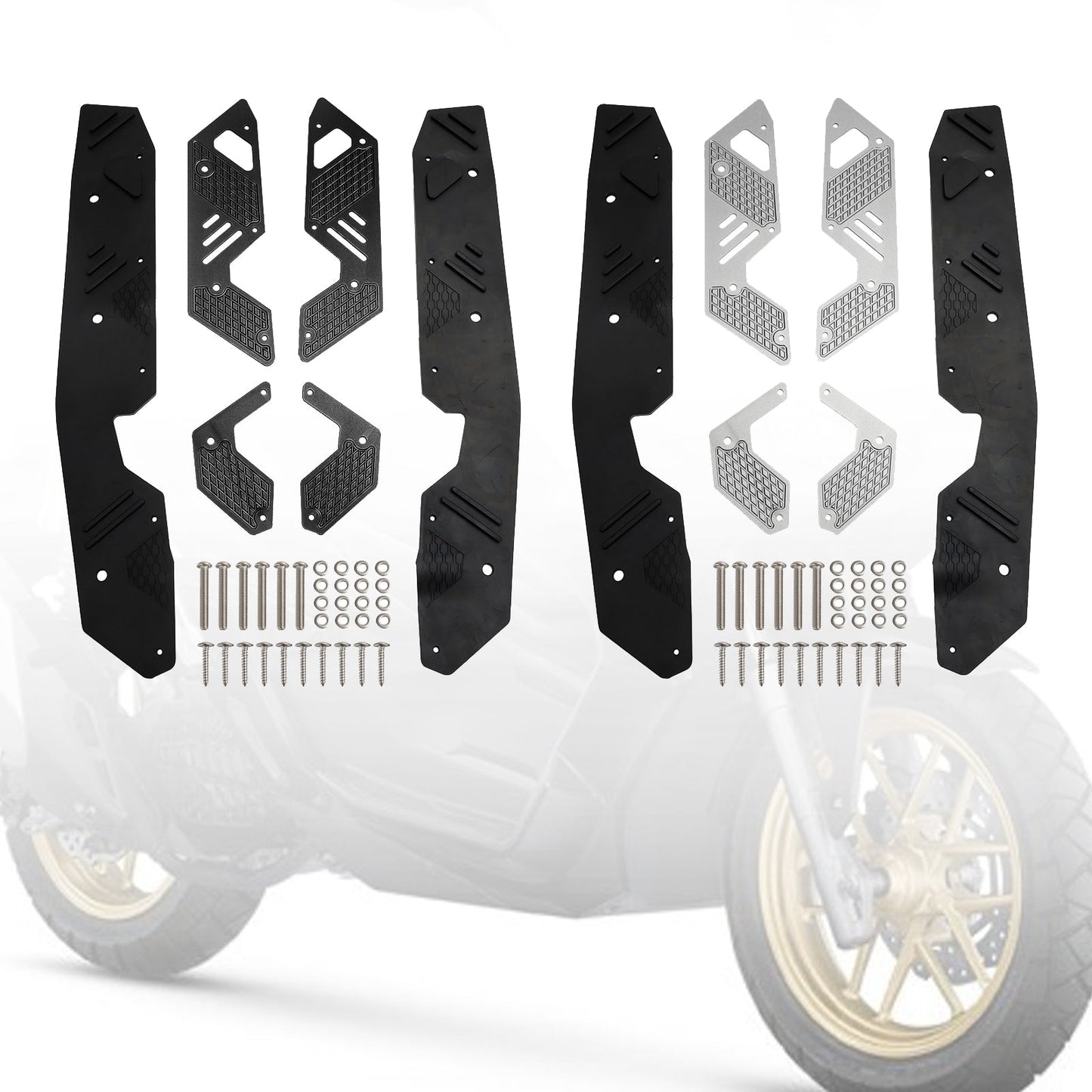 Reposapiés, estriberas, pedal, placa de protección, compatible con HONDA ADV160 2022-2023