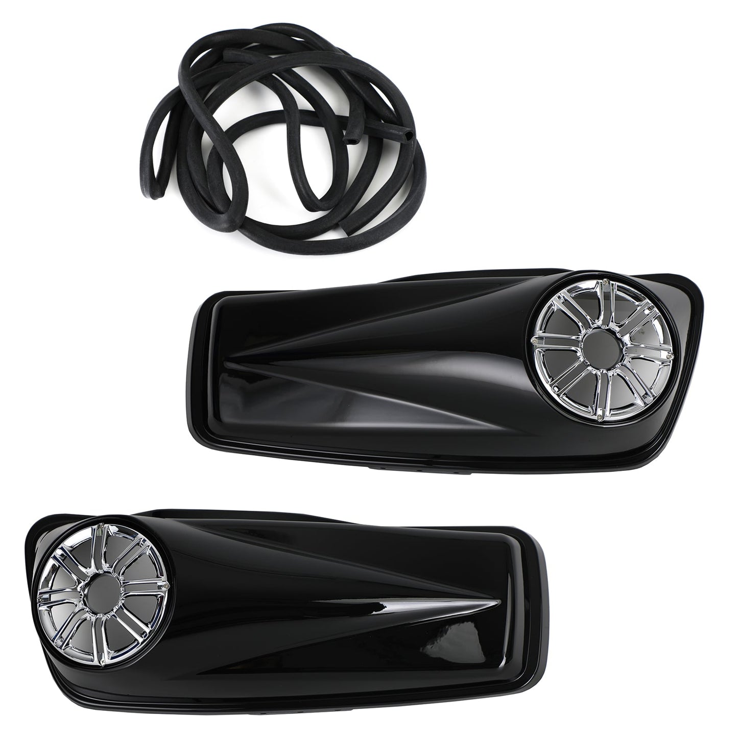 Sacoche de selle TRIPLE 6,5" pour Harley Touring Electra Glide 14-20, couvercle sans haut-parleur