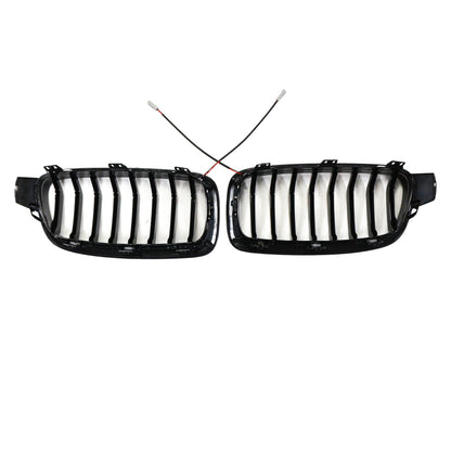 2012-2019 Gloss Black Front Kidney Grille Grill Fit BMW 3 Series F30 F31 F35