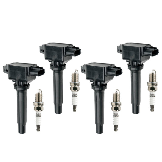 Mazda 3 2.0L 2.5L L4 2012-2020 4x bobines d'allumage + bougies d'allumage UF656 PE0118100