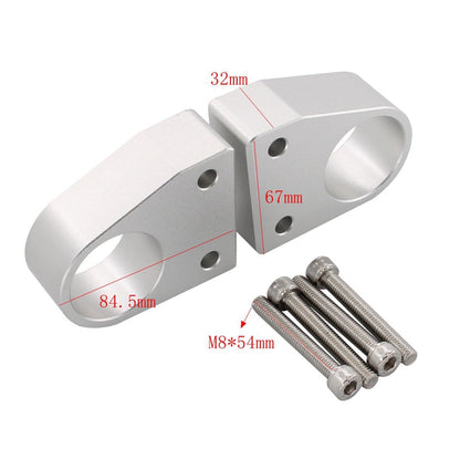 Honda VFR 800 2014-2020 32mm CNC Billet Aluminum Handlebar Bar Risers Left&Right Height Up 32mm