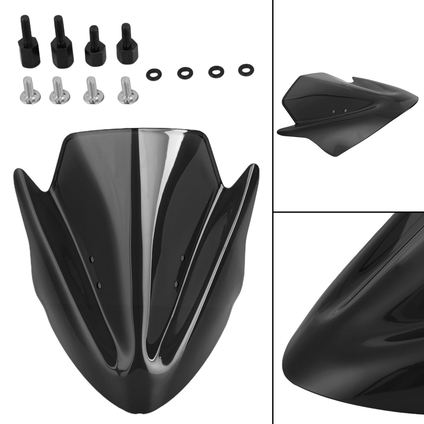 Pare-brise Kawasaki ER6N ER-6N 12-16, protection de pare-brise