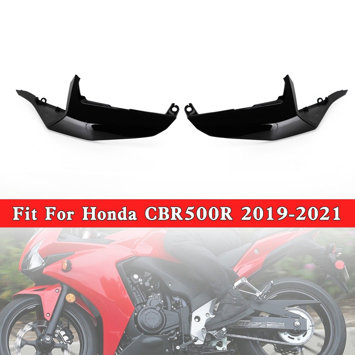 Capot de carénage latéral arrière supérieur pour Honda CBR500R 2019-2021