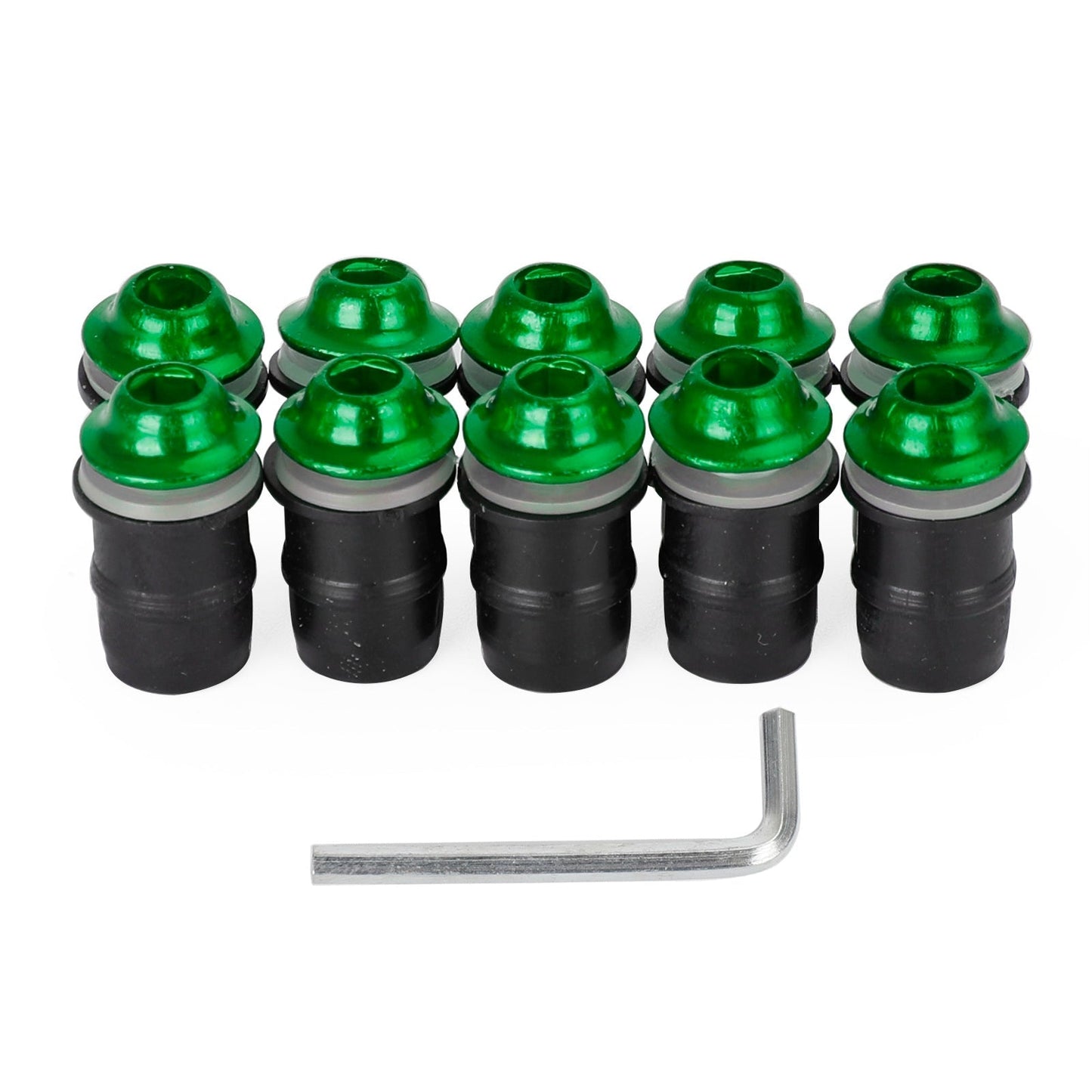 Motorcycle Wind Screen Shield Alu M5x16mm Screw Bolt Washers kit 10 Pack