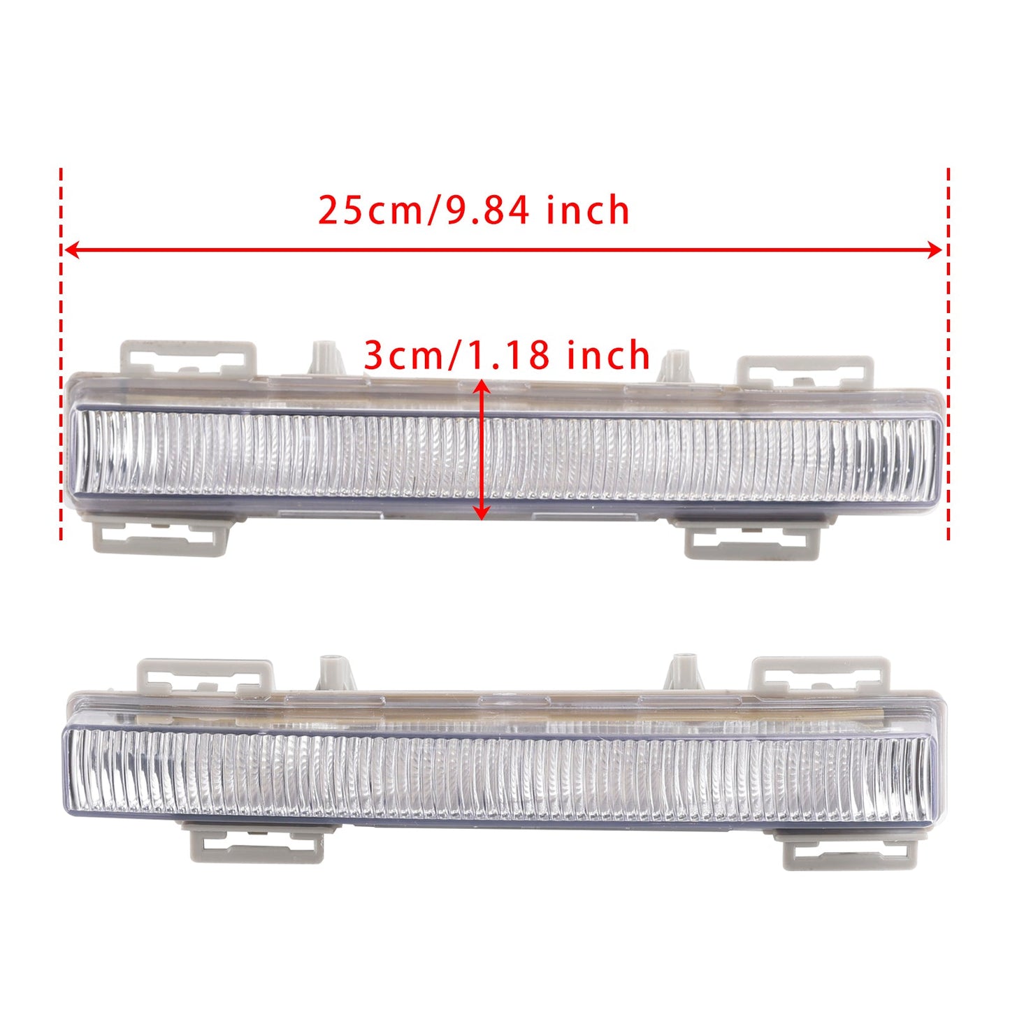 Par de luces antiniebla diurnas izquierda y derecha para Mercedes Benz W166 Clase ML 2012-2015 A0999065700