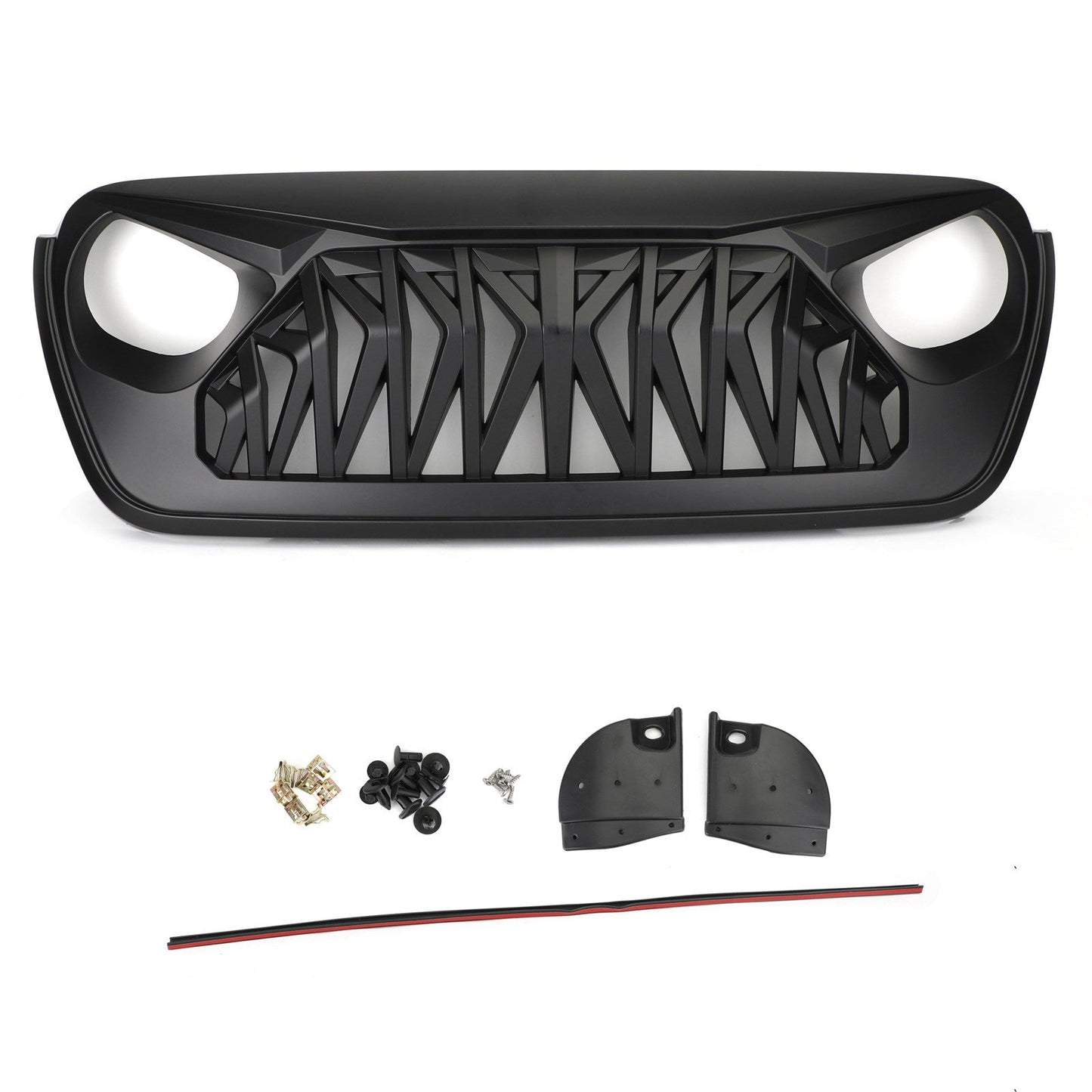 Jeep 2018-2021 Wrangler JL Front Bumper Grille Mesh Hood Grille Grill
