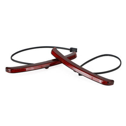 2009-2022 Touring Trike Glide Rear Fender Blades Led Tail Light