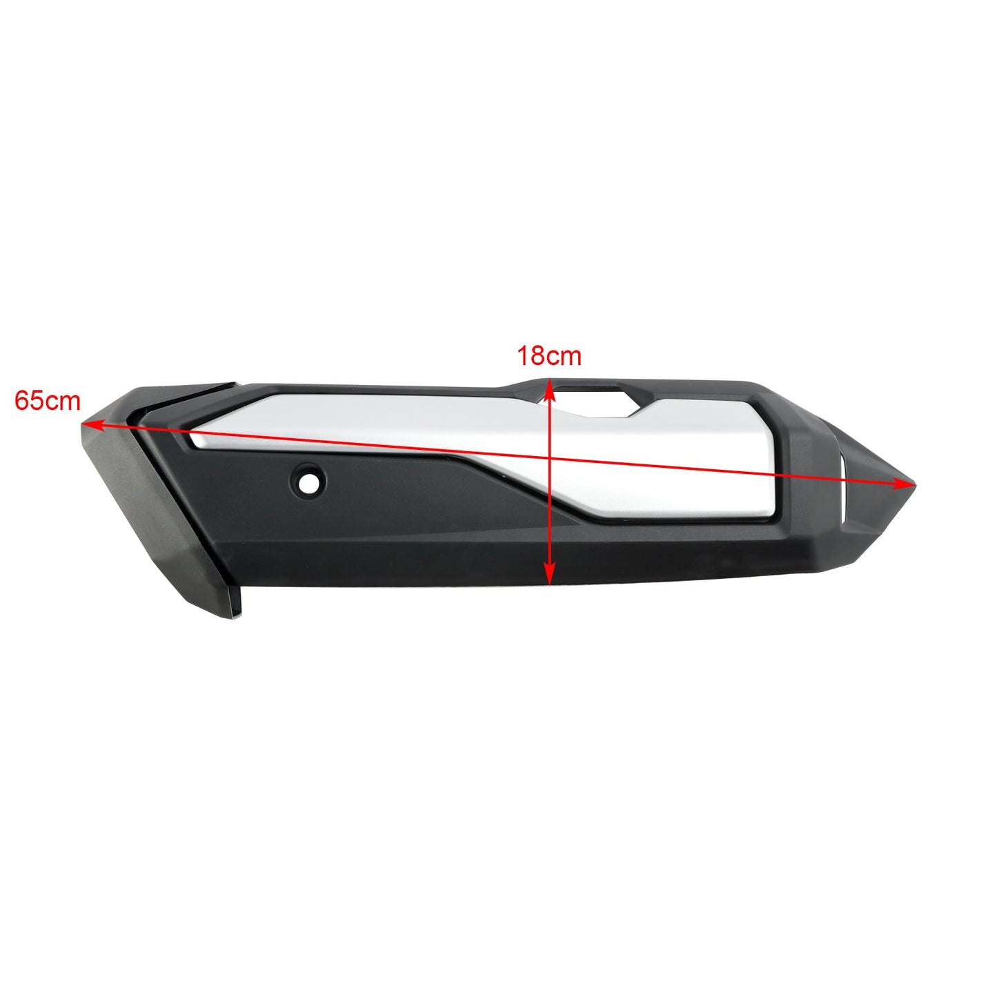 Cubierta protectora térmica para tubo de escape Honda Forza 350 NSS350 (2021-2024), color plateado