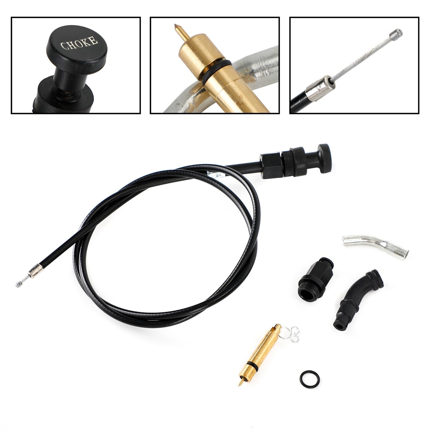 Kit de émbolo de cable de estrangulación de carburador compatible con Honda Rancher TRX350 FM TM TE 00-06