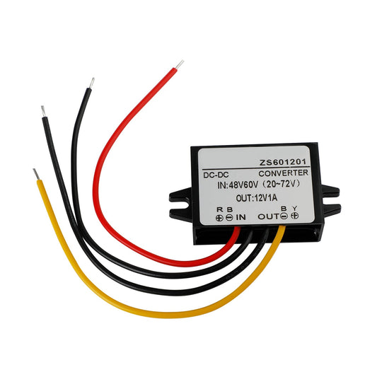 Convertisseur abaisseur de tension CC-CC étanche 20 V-72 V 24 V 36 V 48 V vers 12 V 3 A