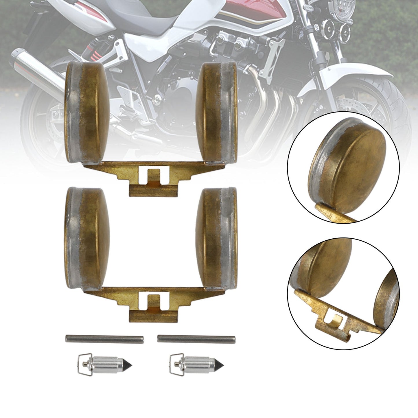 Honda CB100 CB350 XL100 XL125 XL175 SL100 2x Carburetor Repair Kit Float