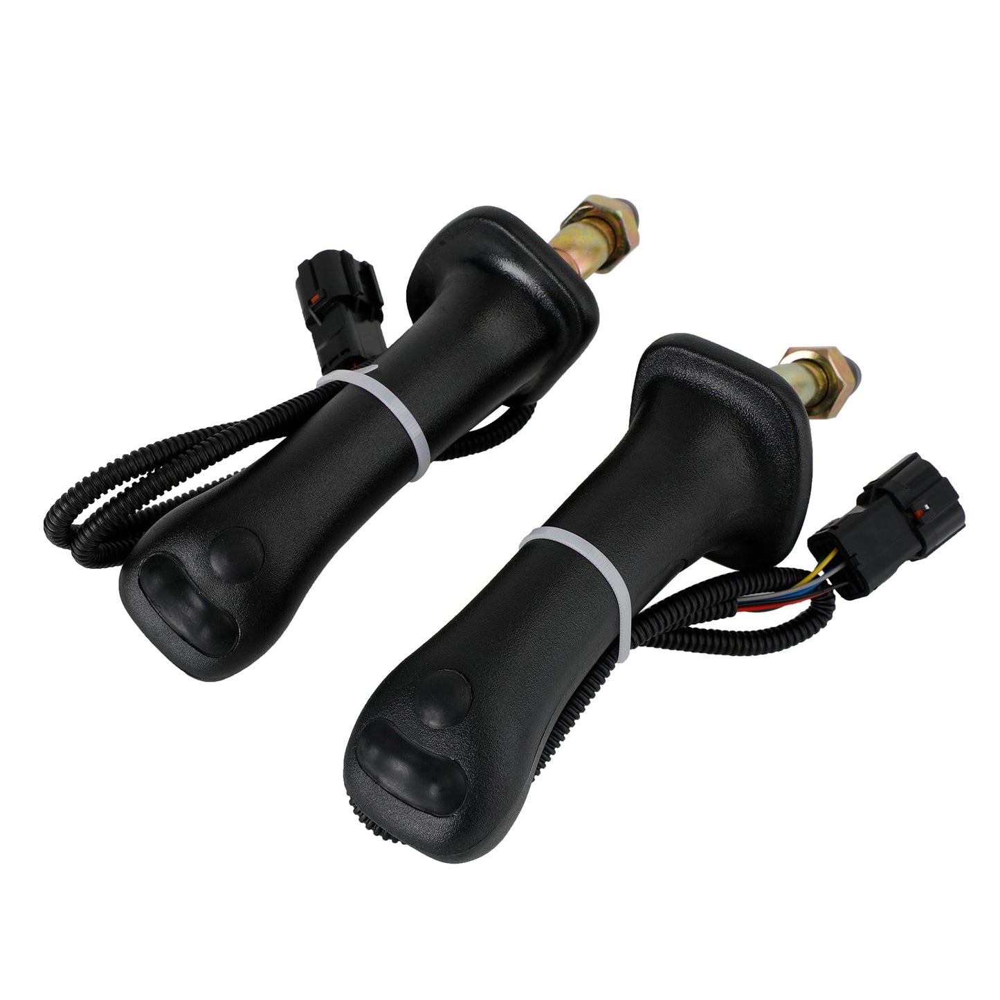 Par de palancas de mando de 3 botones para excavadoras Doosan DH DX150 215 225 300 370 9C