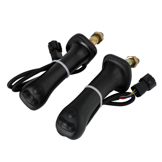 Par de palancas de mando de 3 botones para excavadoras Doosan DH DX150 215 225 300 370 9C