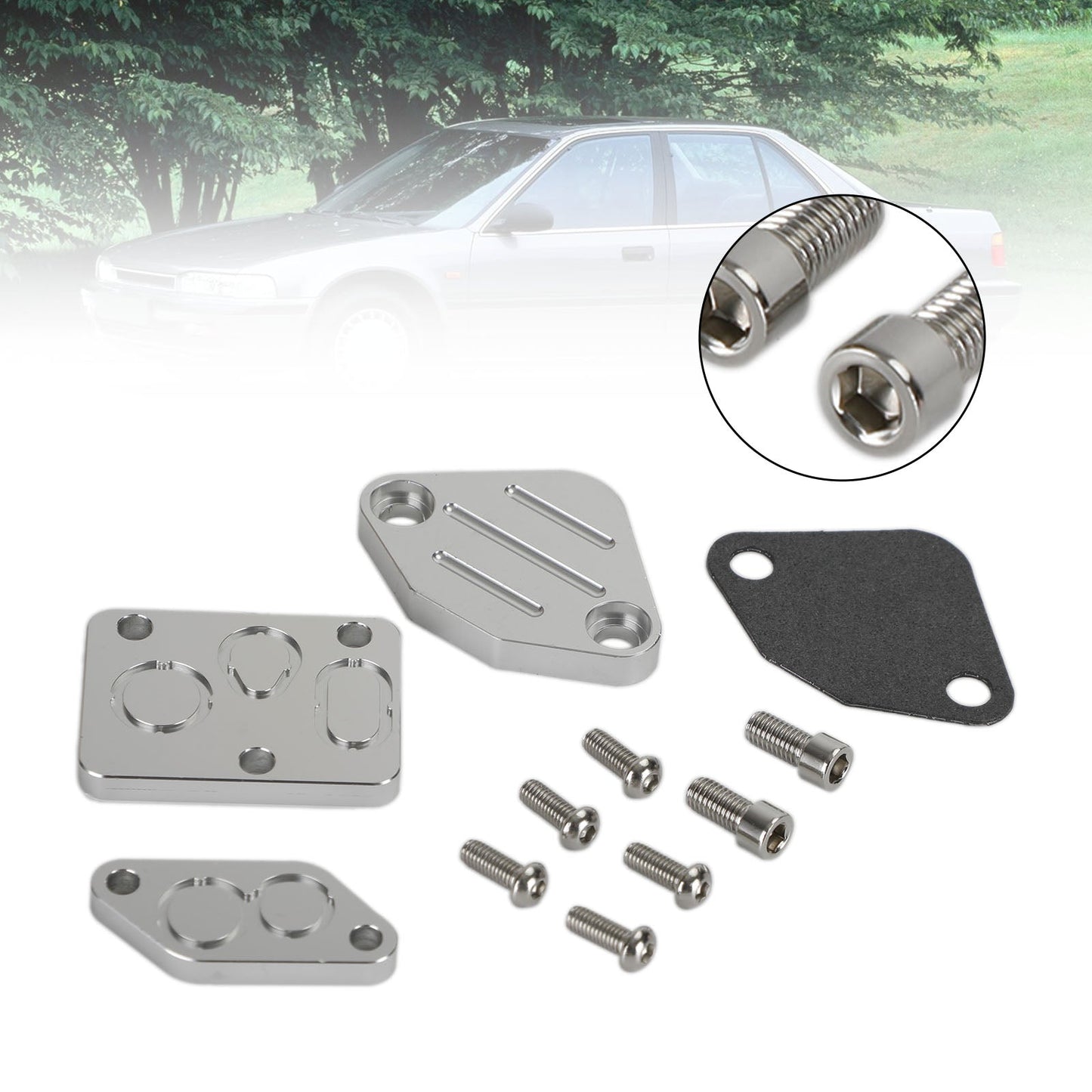 1994-1997 Honda Accord VTEC EGR Delete Block Off Plate Air Boost