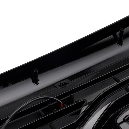 2010-2018 Ram 2500/3500 Laramie Black Front Bumper Grille W/ Led Light