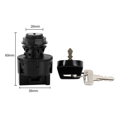 2017-2021 RZR Turbo 900 900S 1000S General 1000 Polaris Ignition Key Switch