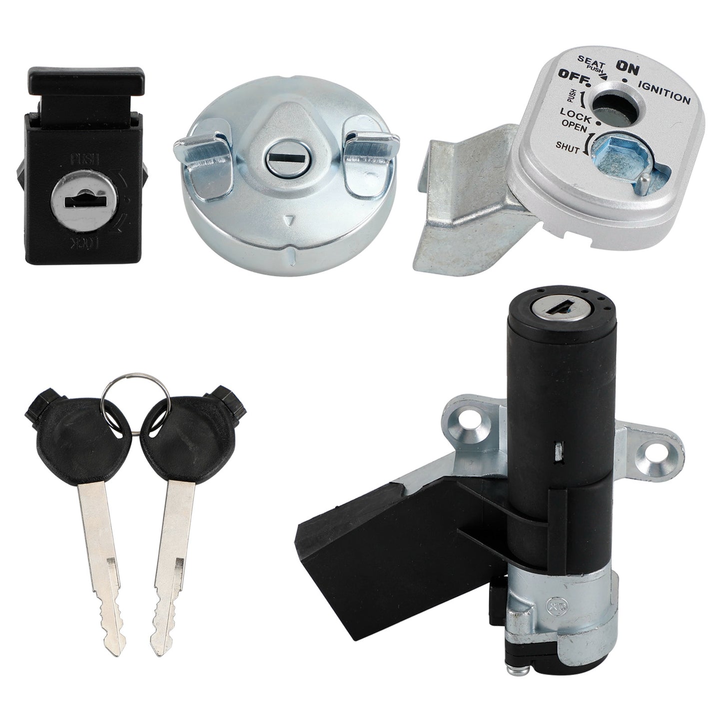Honda NHX110 Lead 110 2008-2012 Ignition Switch Fuel Gas Cap Seat Lock Set
