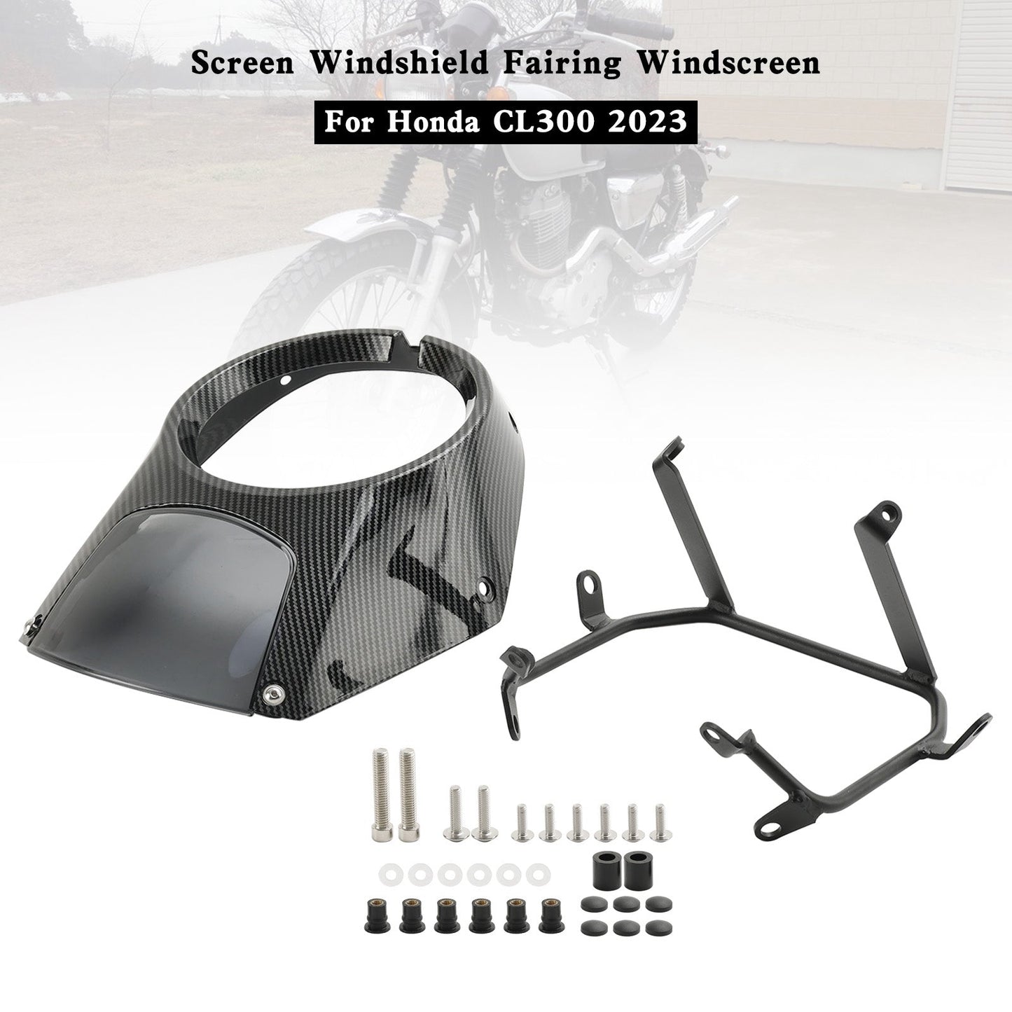 Headlight Windshield Fairing Windscreen For For Honda CL300 2023