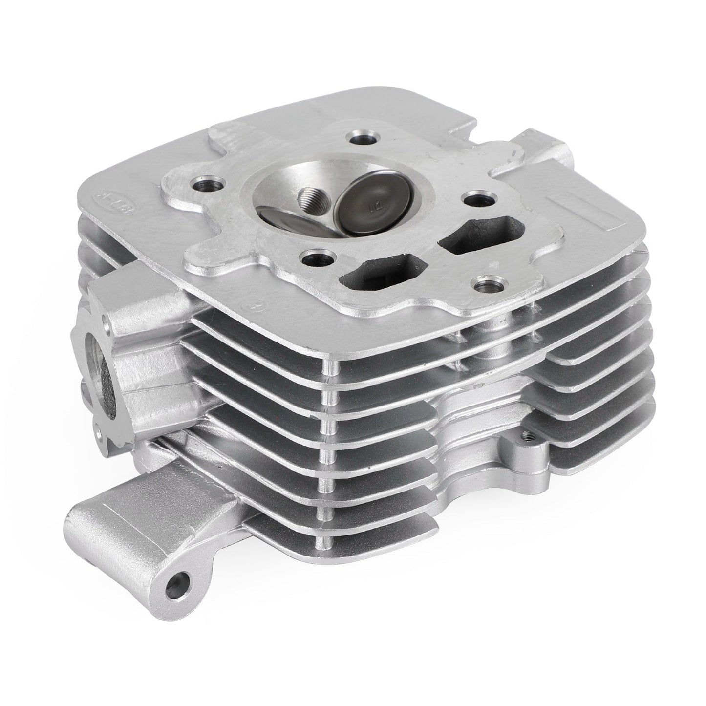 Culata compatible con Honda XR125 y CG125, compatible con kit de diámetro interior de 150 cc. Incluye válvulas grandes.