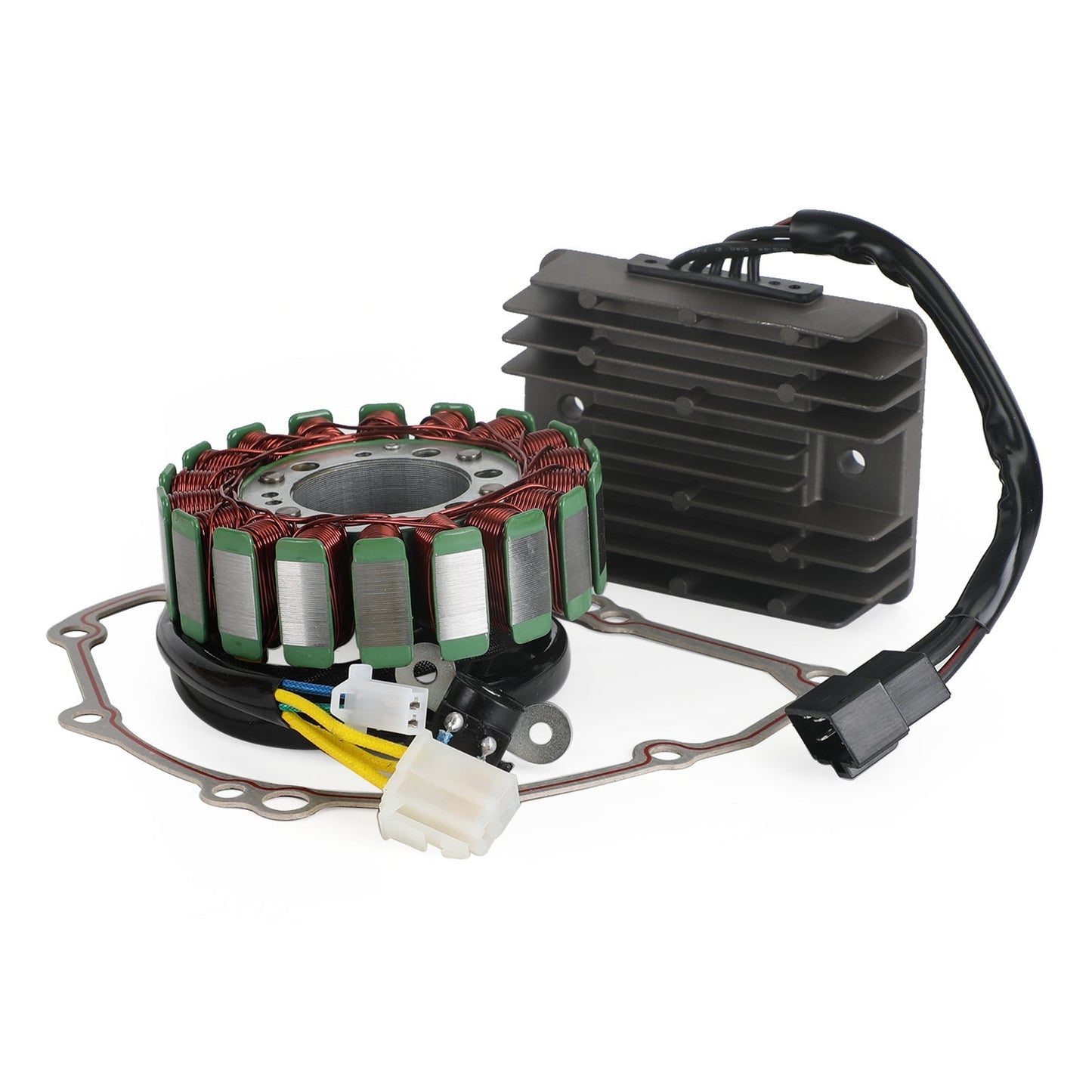 1999-2007 Suzuki Hayabusa GSX1300R 32101-24F00 32800-33E10 Magneto Stator+Regulator Rectifier+Gasket