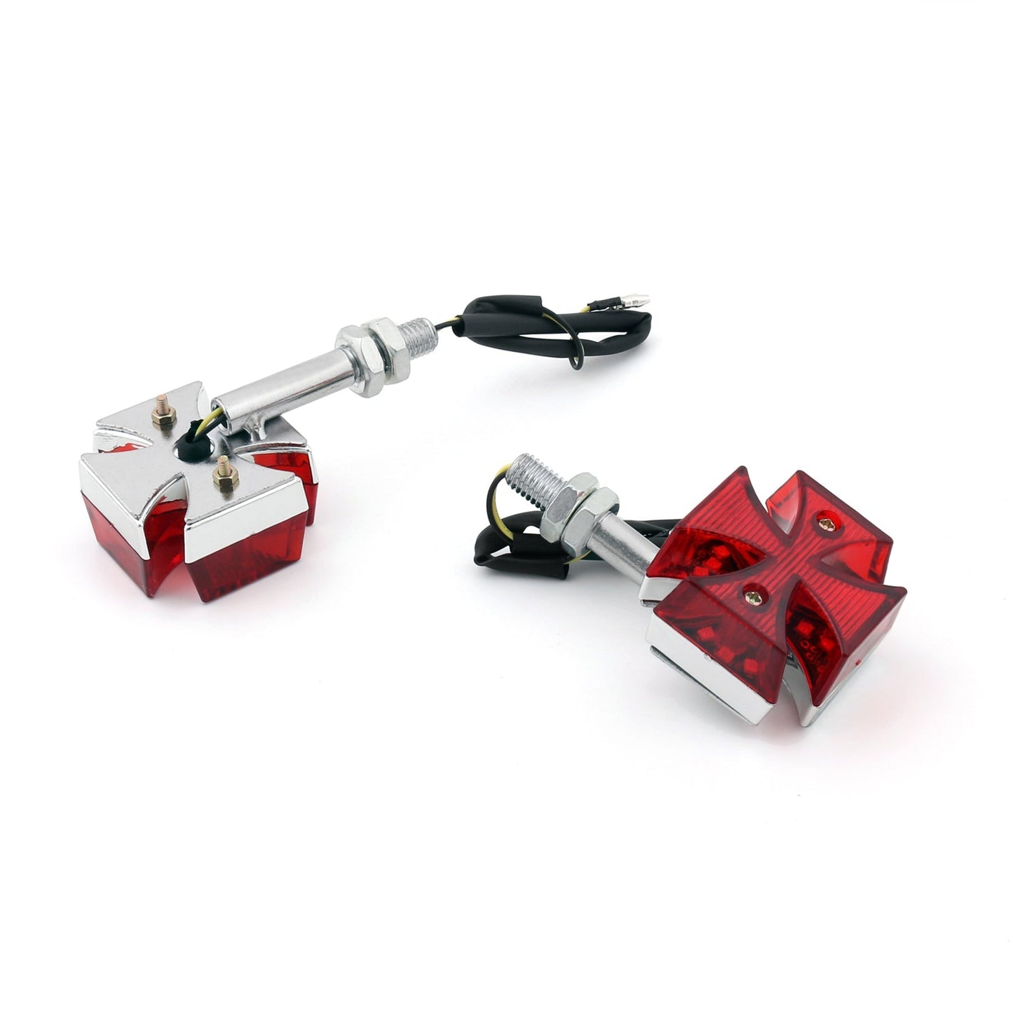 Clignotant LED rouge personnalisé pour moto Harley 2PS DC 12 V