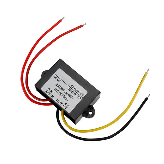 Convertisseur CA/CC étanche, abaisseur de tension CA 36 V vers CC 12 V, module d'alimentation 1 A, 1 A, sans connecteur