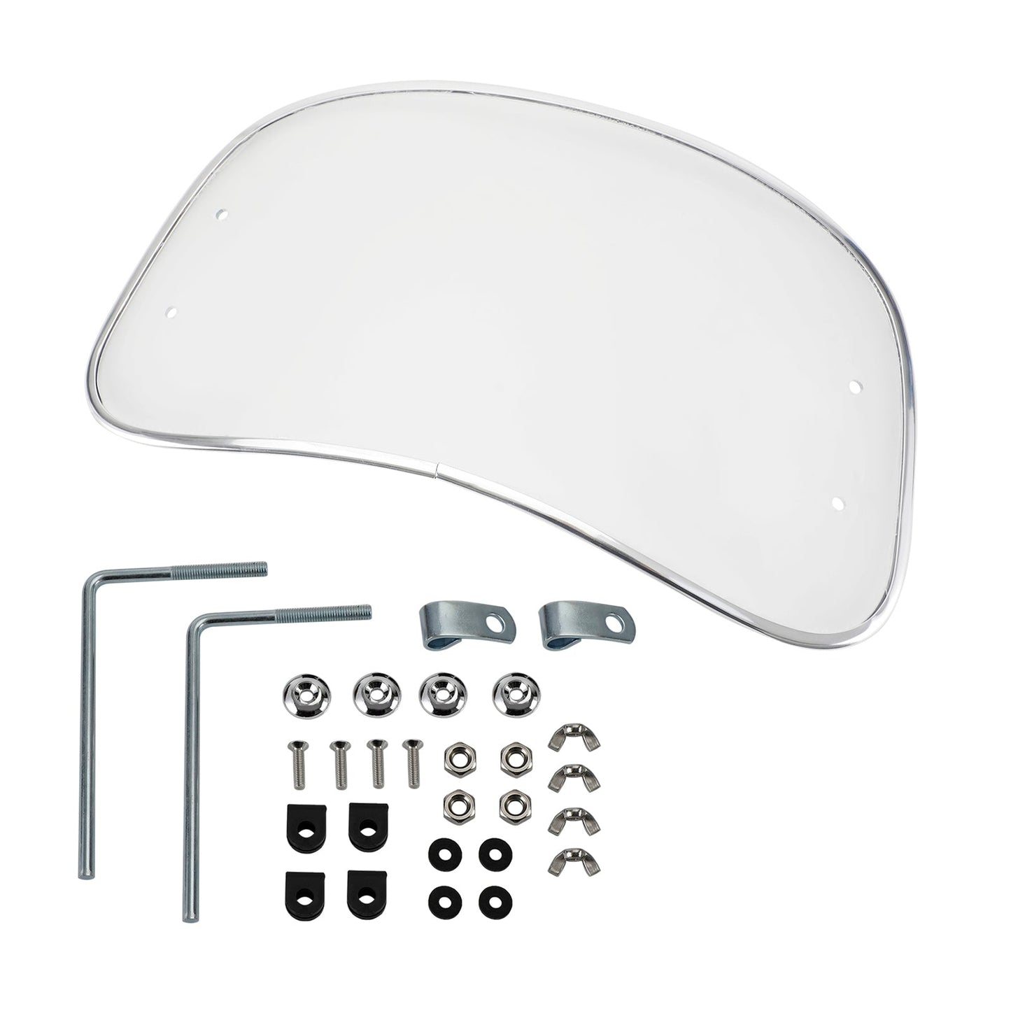 Pare-brise avant universel en ABS pour moto, compatible avec la plupart des motos