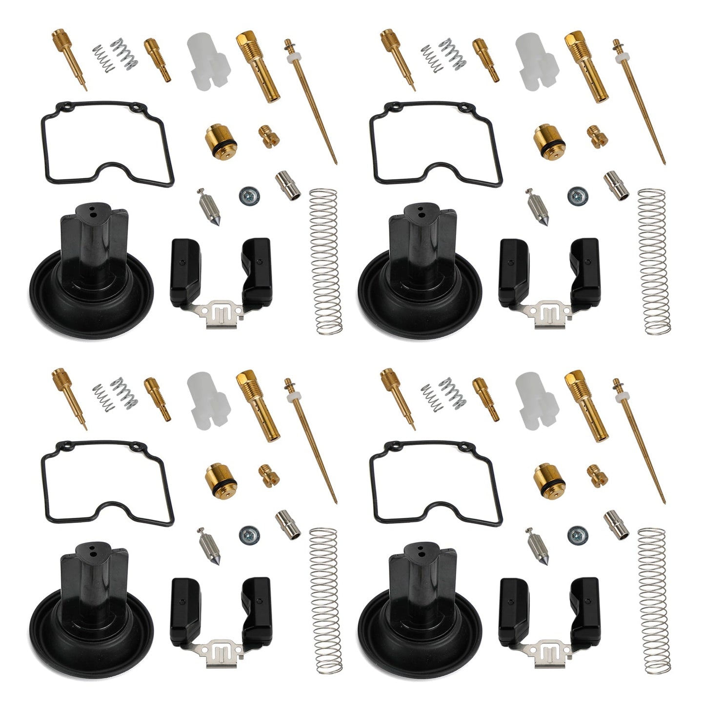 Kit de reparación y reconstrucción de carburador de 4 piezas para ATV, ATV250, EN250, GP200, GP250 y MV30 de 250 cc