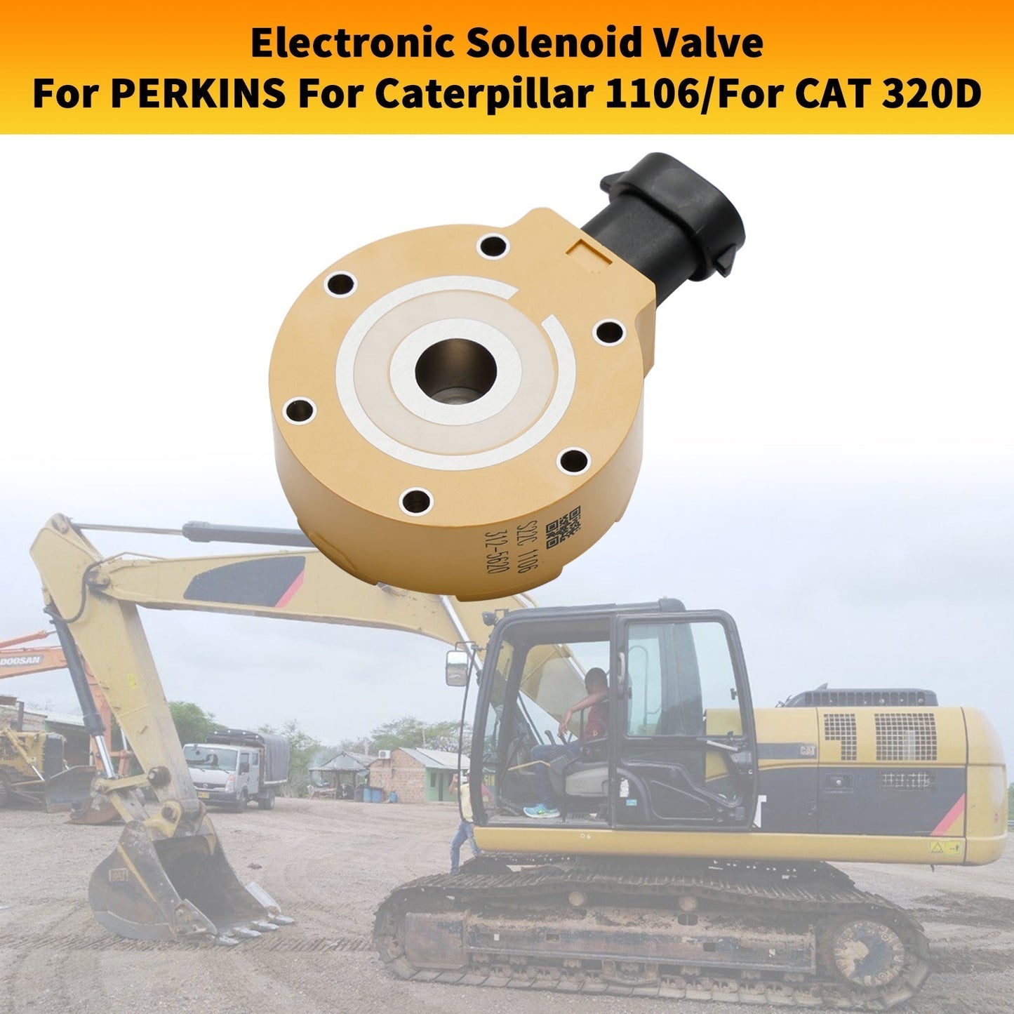 Électrovanne électronique de pompe à carburant CAT 320D C6.6 C6 312-5620 326-4635