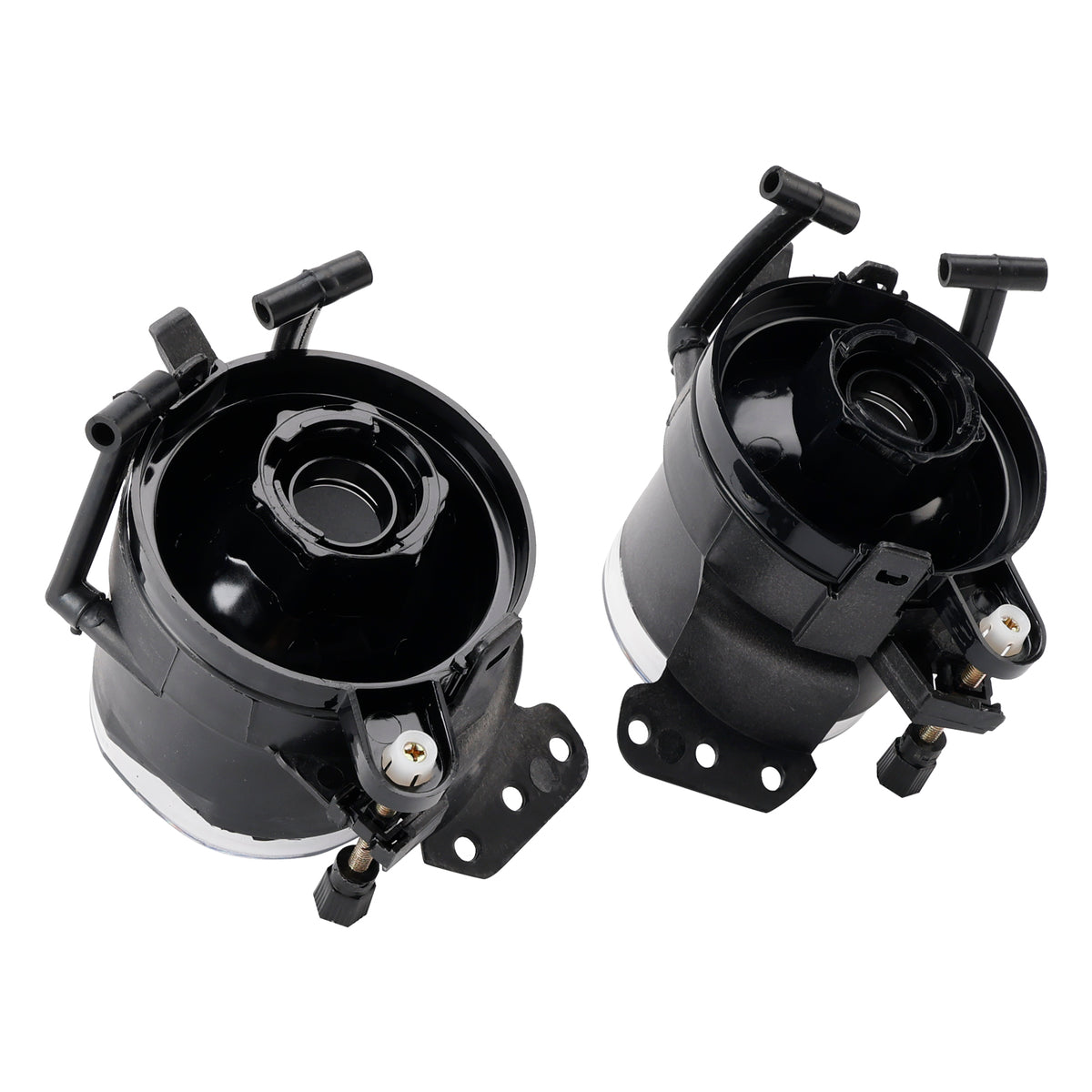 2004-2007 BMW E60 5-Series Pair Front Bumper Fog Light Lamp Bulb Housing