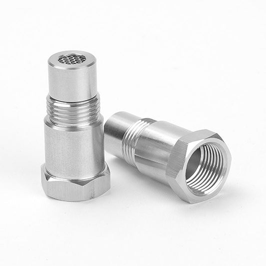 Adaptador de sensor de oxígeno para luz de verificación del motor CEL, 2 unidades, M18 x 1,5, kit de reparación de luz de motor, tapón eliminador 