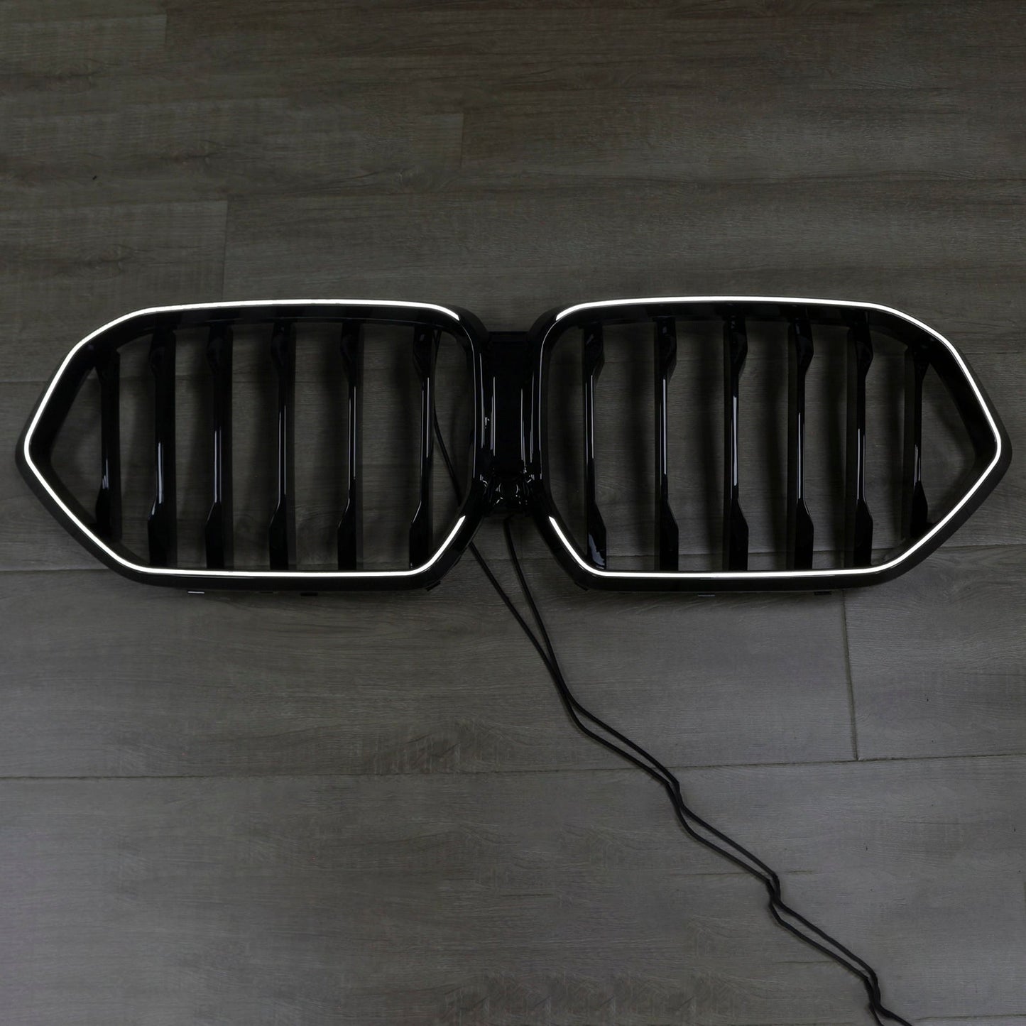 2023-2025 BMW X6 G06 M60i Black Front Bumper Grille Grill W/Camera Hole