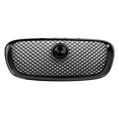 2008-2011 Jaguar XF XF-R Style Grill Gloss Black Front Bumper Replacement Grille