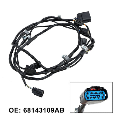 2014-2015 Jeep Grand Cherokee Front Fascia Wiring Harnes 68143109AB
