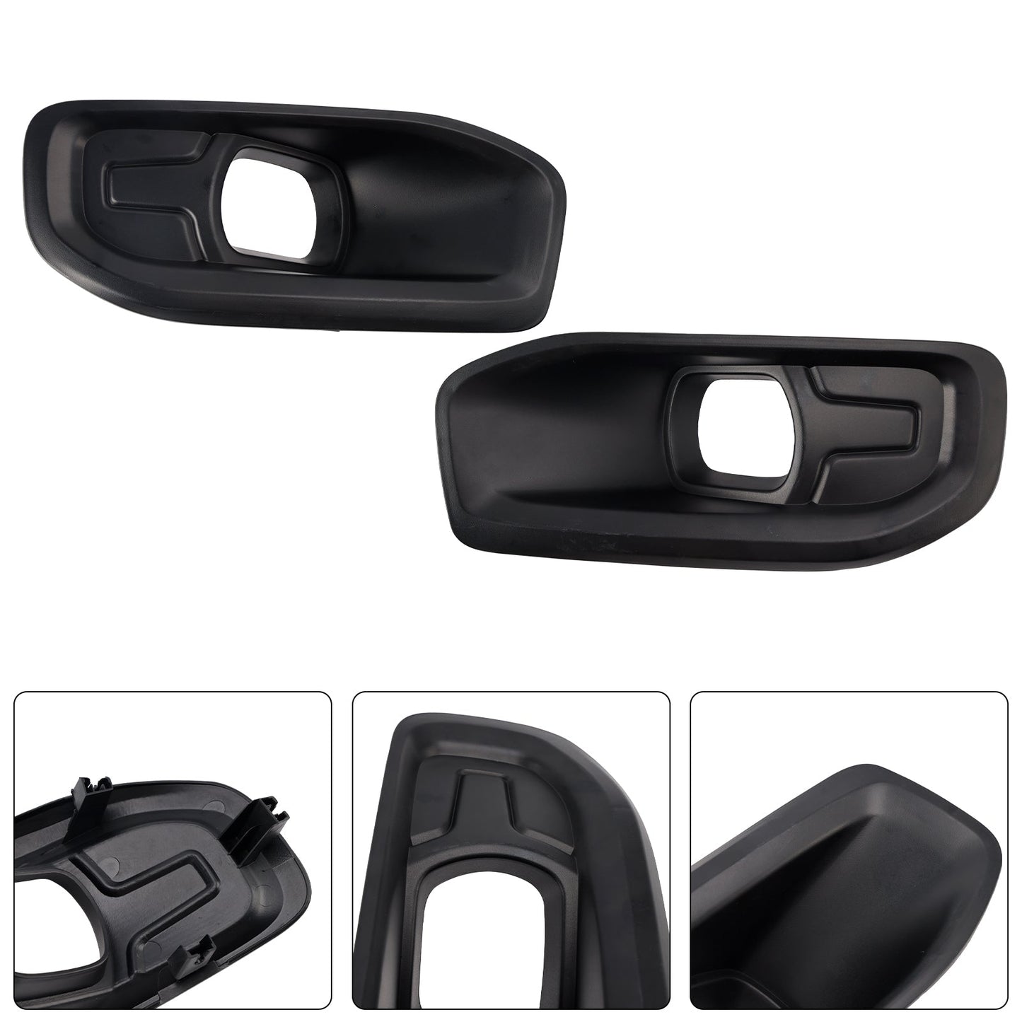 Dodge Ram 2500 3500 2019-2024 Pair Fog Light Bezel Trim 68449341AA